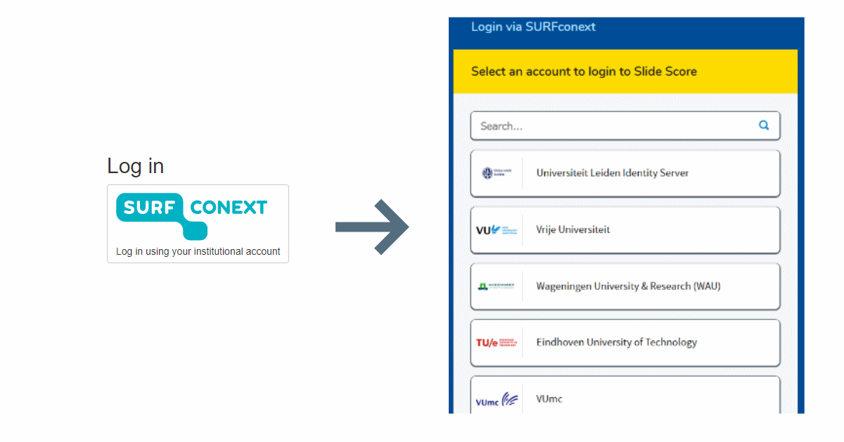 Login to Slide Score with your work account Login to Slide Score with your work account